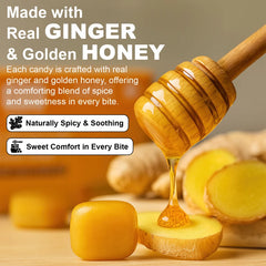 Ginger Candy – Natural Ginger Chews for Digestion Throat Relief