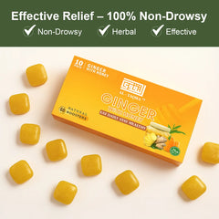 Ginger Candy – Natural Ginger Chews for Digestion Throat Relief