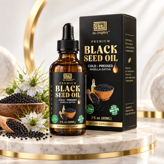 Black Seed Oil 60ML & 230ML, Cold-Pressed — Al Taqwa Nigella Sativa