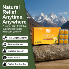 Ginger Candy – Natural Ginger Chews for Digestion Throat Relief